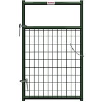 Behlen Country 40132032 Wire-Filled Gate, 36 in W Gate, 50 in H Gate, 6 ga Mesh Wire, 2 x 4 in Mesh, Green 