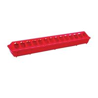 Little Giant 820 Poultry Feeder, 1.5 lb Capacity, 28-Compartment, Plastic/Polypropylene, Flip-Top Mounting 