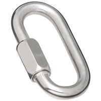 National Hardware 3167BC Series N262-519 Quick Link, 3/8 in Trade, 3000 lb Working Load, Stainless Steel 