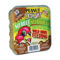 C&S No Melt Suet Dough Delights CS12507 Bird Suet, Peanut Flavor, 11.75 oz, Pack of 12 