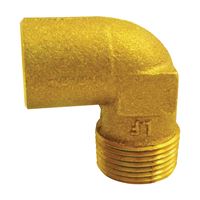 Elkhart Products 10156842 Pipe Elbow, 1/2 in, Sweat x MIP, 90 deg Angle, Copper 