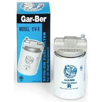 General Filters Gar-Ber 1600 Spin-On Fuel Filter, 3/8 in Connection, NPT, 45 gph, 10 um Filter, Aluminum Head 