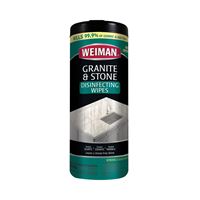 Weiman 94 Granite and Stone Disinfecting Wipes, Apple/Pear, Pack of 6 
