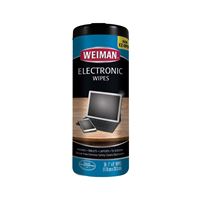 Weiman 93 Electronics Cleaning Wipes, 7 in L, 8 in W, Pack of 4 