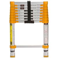 Xtend+Climb Home Series 750P Telescoping Ladder, 12-1/2 ft Max Reach H, 9-Step, 250 lb, 1-1/2 in D Step, Aluminum 