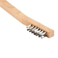Forney 70506 Scratch Brush, 0.006 in L Trim, Stainless Steel Bristle 