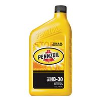 Pennzoil 550034991/3539 Motor Oil, 30WT, 1 qt Bottle, Pack of 6 