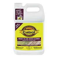 Cabot Problem-Solver 140.0008007.007 Wood Cleaner, 1.33 gal Can, Liquid, Brown, Pack of 4 