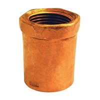 Elkhart Products 103R Series 30166 Reducing Pipe Adapter, 1 x 3/4 in, Sweat x FNPT, Copper 