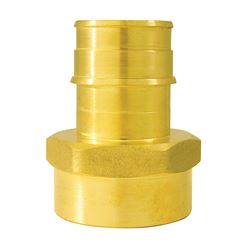 Apollo ExpansionPEX Series EPXFA1 Pipe Adapter, 1 in, Barb x FPT, Brass, 200 psi Pressure 