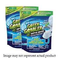 Green Gobbler G0017A6 Septic Saver Enzyme Pac, Powder, Tan, 12.77 oz 