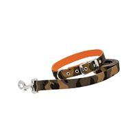 RuffinIt 31303 Reversible Dog Collar, 20 to 24 in L, 1 in W, Nylon, Camouflage/Orange, Pack of 3 