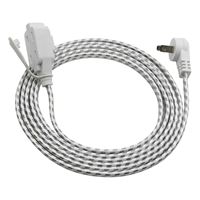 PowerZone Extension Cord, 16 AWG Cable, 9 ft L, Gray 