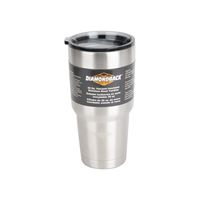Diamondback BP-Y01O Vacuum Insulated Tumbler, 30 oz Capacity, Stainless Steel, Insulated, Pack of 4 
