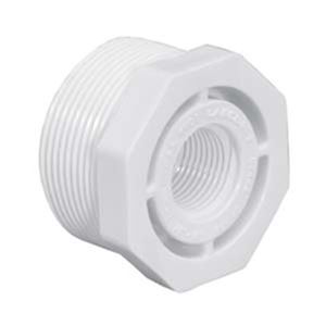 IPEX 435712 Reducing Bushing, 2 x 1-1/4 in, MPT x FPT, White, SCH 40 Schedule, 150 psi Pressure