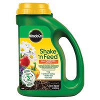 Miracle-Gro Shake n Feed 3001801 All-Purpose Plant Food, 1 lb, Solid, 12-4-8 N-P-K Ratio 