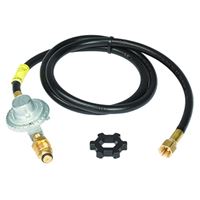 Mr. Heater F273072 Propane Hose Assembly, 400 to 600 psi Regulating, 3/8 in Connection, Female Flare, 12 ft L Hose 