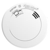 First Alert 1039787 Smoke and Carbon Monoxide Alarm, Photoelectric Sensor, Twist-lock, White 