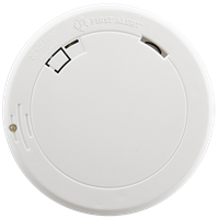 First Alert 1039855 Smoke Alarm, 9 V, Ionization Sensor, 85 dB, Alarm: Audible, White 