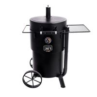 Char-Broil 19202089 Drum Smoker, Porcelain-Coated Steel Cooking Surface, Charcoal, Steel, Black 