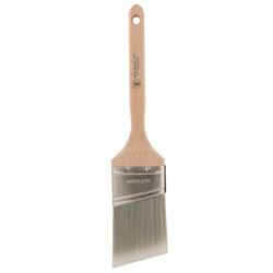 Wooster 5228-2 1/2 Paint Brush, 2/1/2 in W, Semi-Oval Brush, Polyester Bristle, Sash Handle 