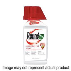 Roundup 5100610 Weed and Grass Killer Concentrate, Liquid, Pour Application, 37 oz Bottle 