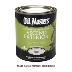 Old Masters 71104M Ascend Exterior, Satin, Liquid, 1 qt 