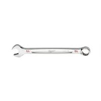 Milwaukee 45-96-9424 Combination Wrench, SAE, 3/4 in Head, 9.84 in L, 12-Point, Steel, Chrome, Ergonomic, I-Beam Handle 