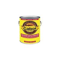 Cabot 140.0001801.007 Solid Stain, Low Luster, White Base, Liquid, 1 gal, Pack of 4 