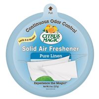 Citrus Magic 616472871 Air Freshener, 8 oz, Pure Linen, 350 sq-ft Coverage Area, Pack of 6 