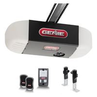 Genie 38957S Garage Door Opener, 60 W, Chain Drive, Remote Control 