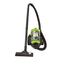 Bissell Zing 2156A Bagless Canister Vacuum, 2 L Vacuum, 3-Stage Filter, 16 ft L Cord, Black/Citrus Lime 