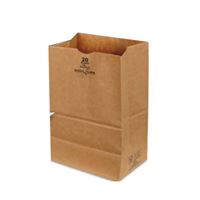 Duro Bag Husky Dubl Lif 70224 Grocery SOS Bag, #25, 8-1/4 in L, 6-1/8 in W, 15-7/8 in H, Recycled Paper, Kraft 