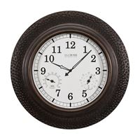 La Crosse 404-3556 Clock, Round, Polyester Clock Face, Analog 