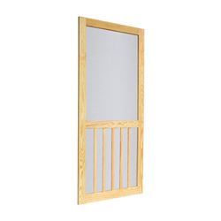 SCREEN TIGHT WTIM36PT 5-Bar Screen Door, 36 in W, 80 in H, Full View, Removable Screen, Multi-Color 