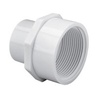 IPEX 435958 Reducing Pipe Adapter, 1 x 3/4 in, Socket x FPT, PVC, White, SCH 40 Schedule, 150 psi Pressure 
