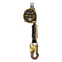 Guardian Fall Protection 10900 Web Self-Retracting Lifeline, 130 to 310 lb, 11 ft L Line, Snap Hook Harness Hook 
