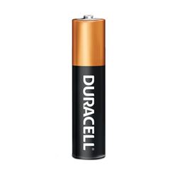 Duracell MN2400B20 Battery, 1.5 V Battery, 1175 mAh, AAA Battery, Alkaline, Rechargeable: No, Black/Copper 