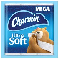 Charmin Ultra Strong 04176 Bathroom Tissue, 2-Ply, Paper, 6/PK, Pack of 4 
