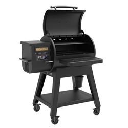 LOUISIANA GRILLS 800 Black Label 10638 Wood Pellet Grill, 520 sq-in Primary Cooking Surface, Smoker Included: Yes 