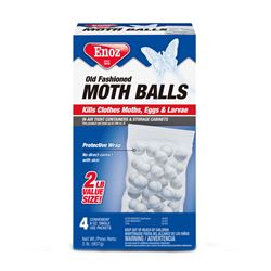 Enoz E62.12 Moth Ball, 32 oz Box, Tablet 