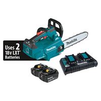 Makita XCU08PT Chainsaw Kit, Battery Included, 5 Ah, 18 V, Lithium-Ion, 14 in L Bar, 3/8 in Pitch 