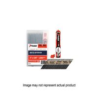 Paslode 650566 Framing Fuel and Nail Combo Pack, 3 in L, Steel, Brite, Offset Round Head, Smooth Shank 