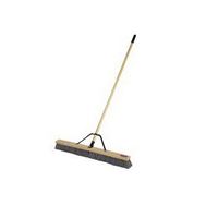 Rubbermaid 2040044 Heavy-Duty Push Broom, 37 in Sweep Face, 3 in L Trim, Synthetic Polypropylene Bristle, 62 in L 