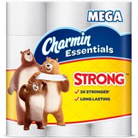 Charmin Essentials Strong 97342 Toilet Paper, Paper, Pack of 3 