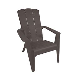 Gracious Living 11169-ADI II Contour Adirondack Chair, 29-3/4 in W, 35-1/4 in D, 33-1/2 in H, Resin Seat 