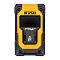 DeWALT Atomic Compact Series DW055PL Pocket Laser Distance Measurer, 55 ft, LCD Display 