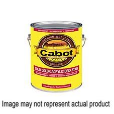 Cabot 140.0001808.005 Solid Stain, Low Luster, Medium Base, Liquid, 1 qt 