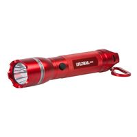 Dorcy AA35-60538-RED Flashlight, AAA Battery, LED Lamp, 500 Lumens, 2.5 mile Beam Distance, 1.25 hr Run Time, Red 