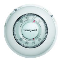 Honeywell CT87N Thermostat with Decorative Cover Ring, 24 V 